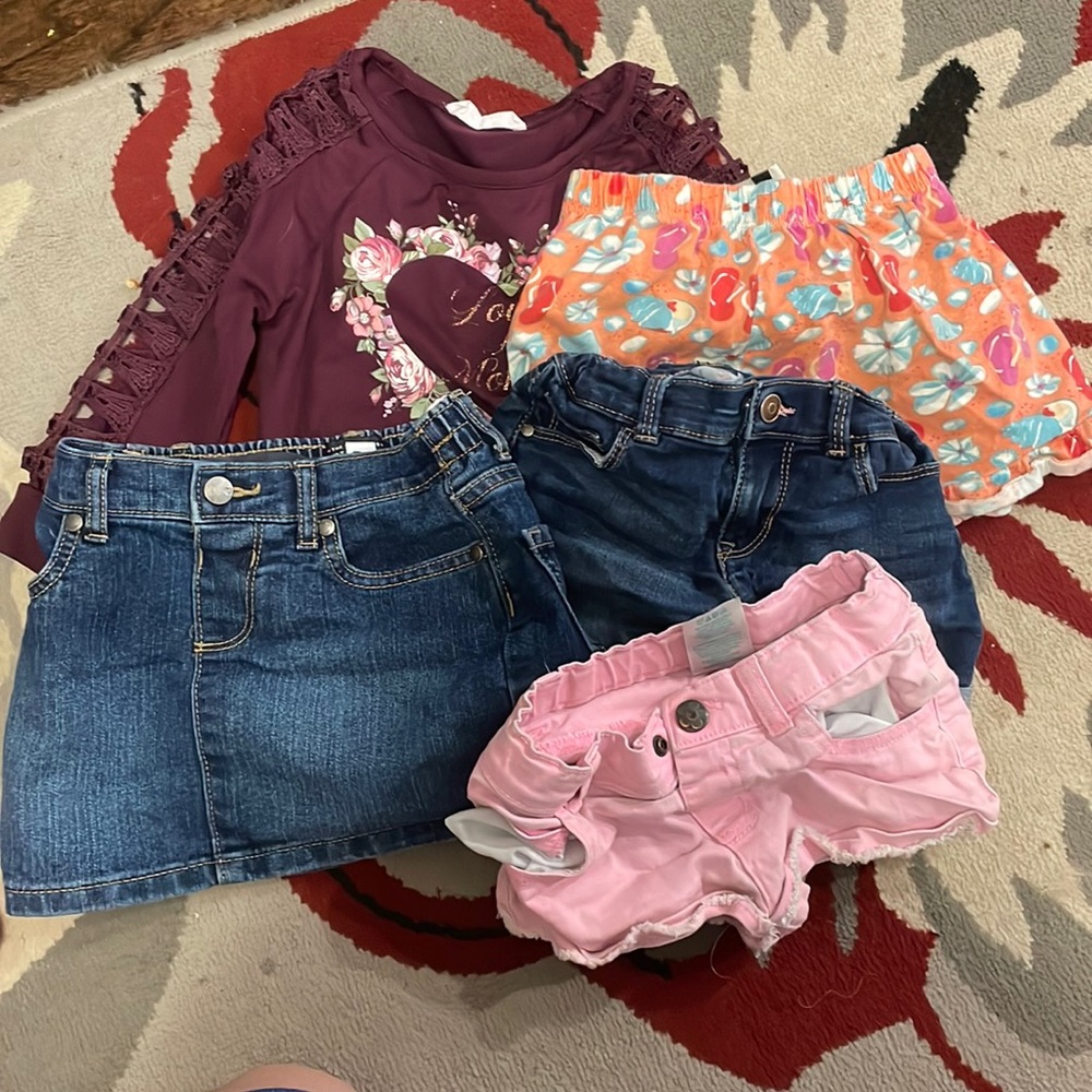 5T Girl Shorts/Shirt/Skirt
